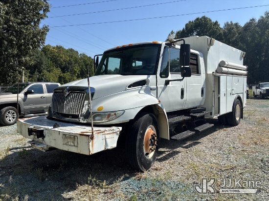 (Memphis, TN) 2008 International DuraStar 4300 Crew-Cab Enclosed Service Truck, Municipal Owned Not
