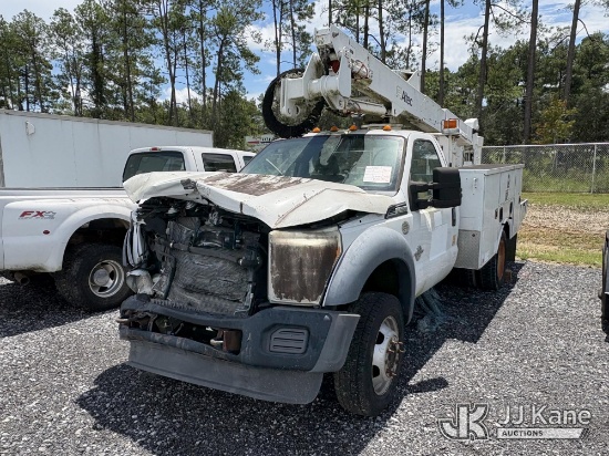 (Hammond, LA) Altec AT37G, Articulating & Telescopic Bucket Truck mounted behind cab on 2015 Ford F-