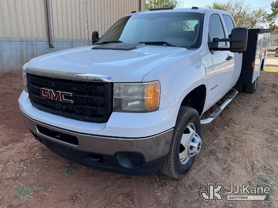 (El Reno, OK) 2013 GMC Sierra 3500HD Crew-Cab Service Truck Runs & Moves