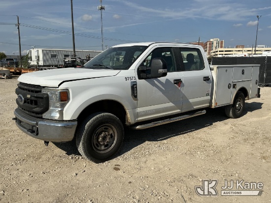 (Waxahachie, TX) 2020 Ford F250 4x4 Crew-Cab Service Truck Runs & Moves