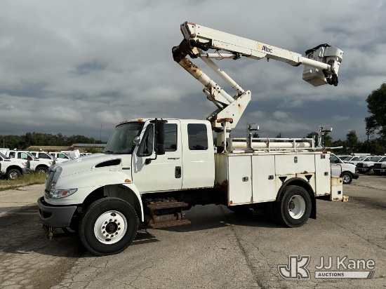 (South Beloit, IL) Altec TA40, Articulating & Telescopic Bucket Truck mounted behind cab on 2013 Int