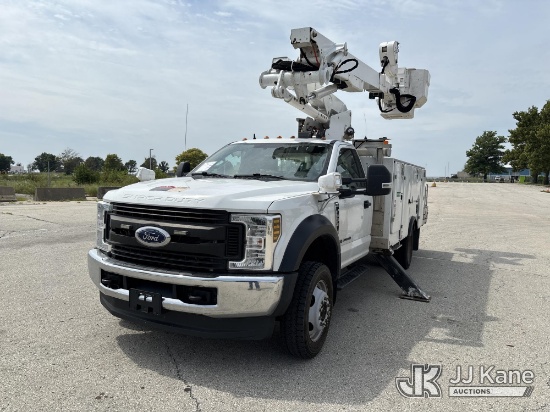 (Kansas City, MO) Altec AT41M, Articulating & Telescopic Material Handling Bucket Truck mounted behi