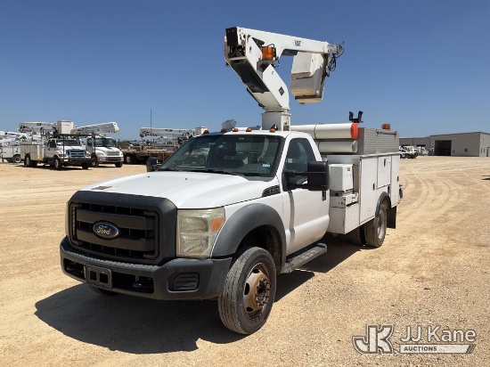 (Marion, TX) Versalift TEL29N-03, Articulating & Telescopic Non-Insulated Bucket Truck mounted behin