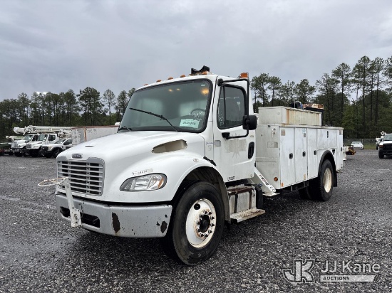 (Hammond, LA) 2014 Freightliner M2 106 Utility Truck Runs & Moves) (Dash Warning Indicators On, Uppe
