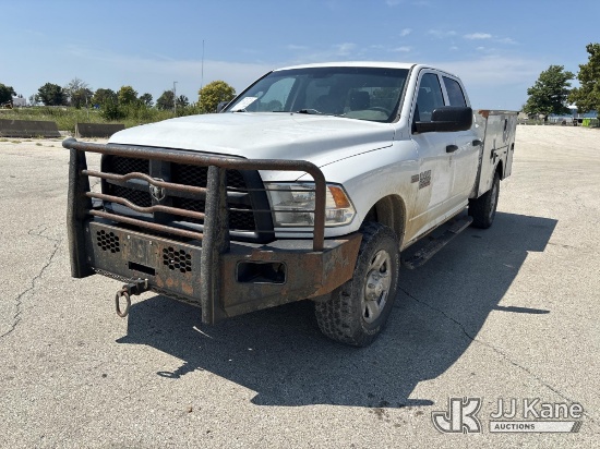 (Kansas City, MO) 2014 Ram 2500 4x4 Crew-Cab Service Truck Runs & Moves) (Dash Warning Indicators On