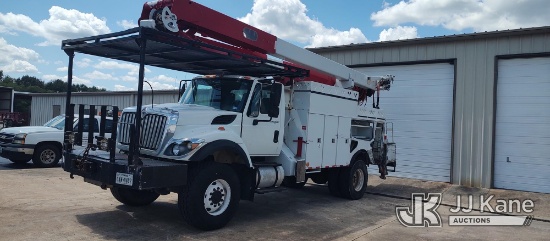 (Douglassville, TX) ETI ETOMH55IH, Material Handling Bucket Truck rear mounted on 2014 International