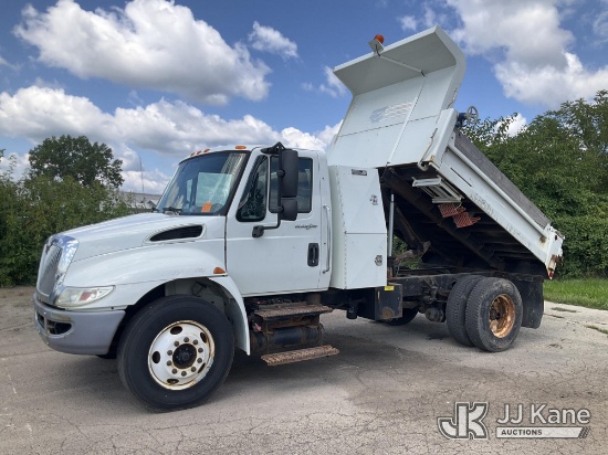 (South Beloit, IL) 2014 International DuraStar 4300 Dump Truck Runs, Moves & Dump Operates) (Dash Wa