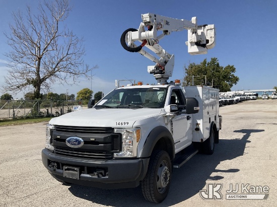 (Kansas City, MO) Altec AT37G, Articulating & Telescopic Bucket Truck mounted behind cab on 2018 For