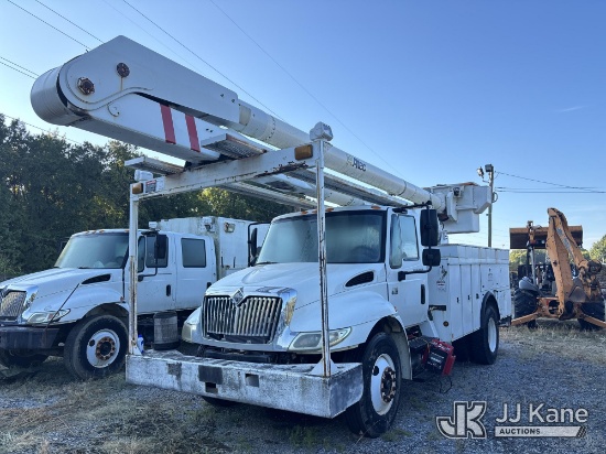 (Memphis, TN) Altec AA755L, Bucket Truck rear mounted on 2007 International 4200 Utility Truck, Muni