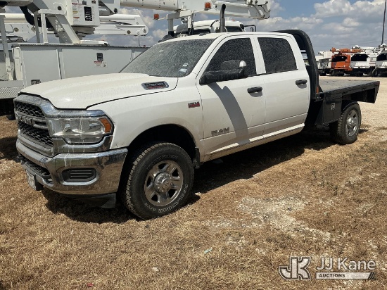 (Waxahachie, TX) 2019 RAM 2500 Tradesman Crew Cab LWB Crew-Cab Flatbed/Service Truck Not Running, Co