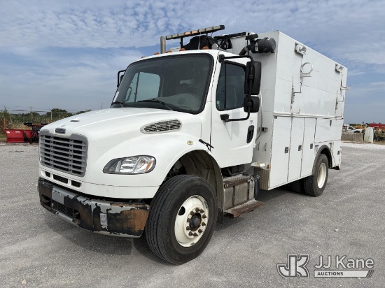 (Hawk Point, MO) 2016 Freightliner M2 106 Air Compressor/Enclosed Utility Truck Runs, Moves & Unknow