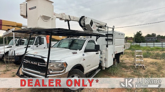 (Oklahoma City, OK) Terex LT40, Articulating & Telescopic Bucket Truck mounted behind cab on 2021 Ra