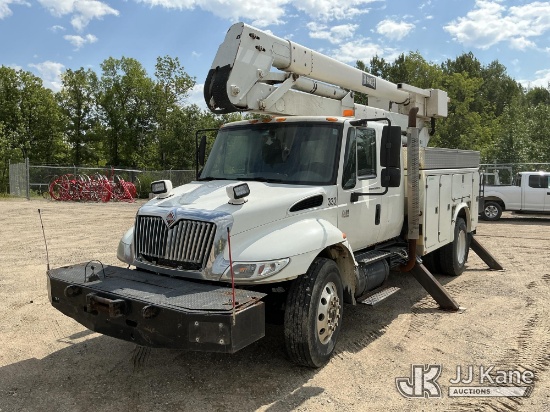 (Cohasset, MN) Terex/Telelect Hi-Ranger HR-46M, Material Handling Bucket Truck rear mounted on 2003
