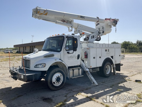 (Mineral Wells, TX) Altec L42M, Over-Center Material Handling Bucket Truck center mounted on 2014 Fr