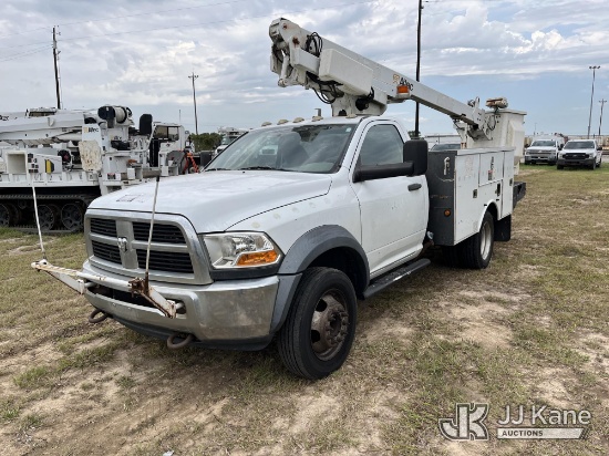 (Houston, TX) Altec AT200A, Articulating & Telescopic Bucket mounted behind cab on 2011 Dodge Ram 45