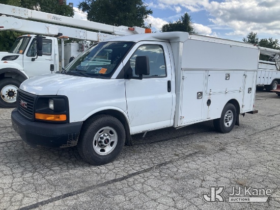 (South Beloit, IL) 2016 GMC Savana G3500 Cutaway Enclosed Service Van Runs & Moves