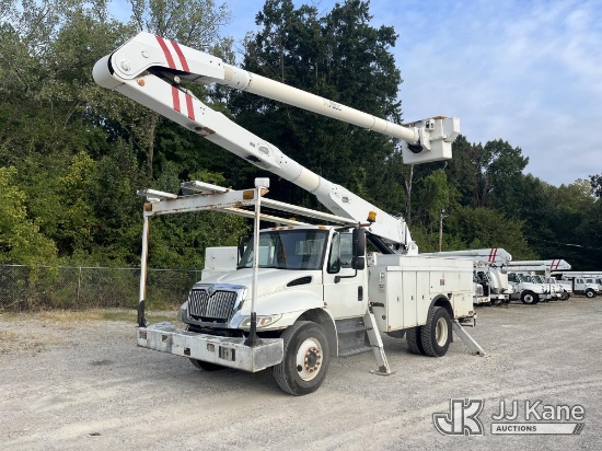 (Memphis, TN) Altec AA755, Bucket Truck rear mounted on 2007 International 4200 Utility Truck, Munic