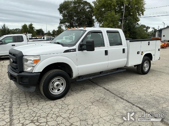 (South Beloit, IL) 2014 Ford F350 4x4 Crew-Cab Service Truck Runs & Moves