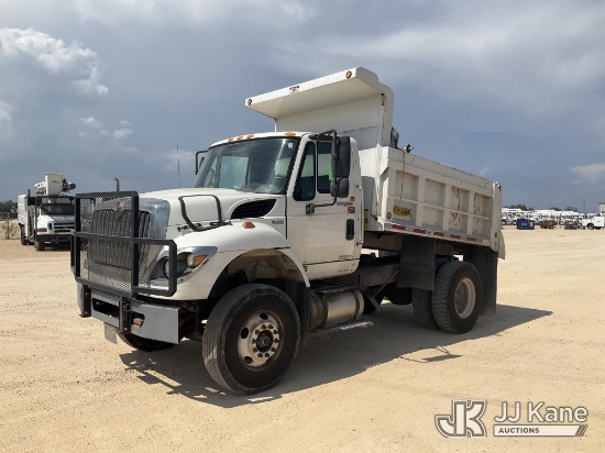 (Marion, TX) 2013 International 7500 Dump Truck Runs, Moves & Dump Operates