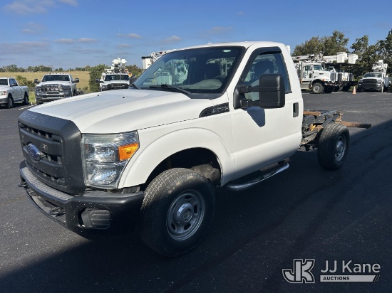 (Berryville, AR) 2015 Ford F350 4x4 Cab & Chassis, Arkansas Cooperative owned and operated Runs & Mo