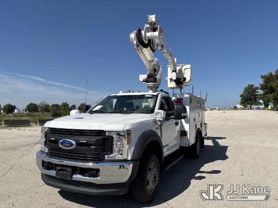 (Kansas City, MO) Altec AT37G, Articulating & Telescopic Bucket Truck mounted behind cab on 2019 For