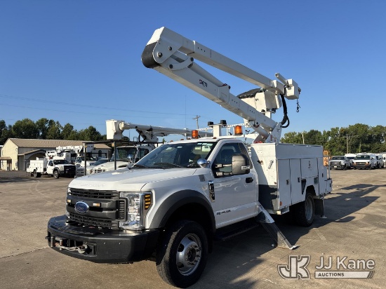 (Conway, AR) ETI ETOMH40-IH, Articulating Material Handling Bucket Truck center mounted on 2019 Ford