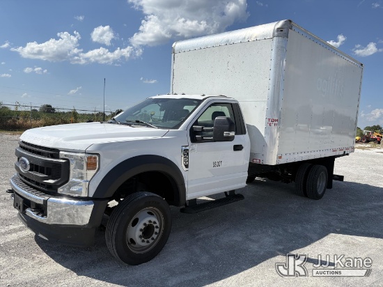 (Hawk Point, MO) 2022 Ford F-450 SD Van Body Truck Runs & Moves, Lift Gate Operates
