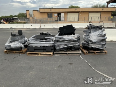(Jurupa Valley, CA) (4 Pallets) Car Interior Seats (Used) NOTE: This unit is being sold AS IS/WHERE