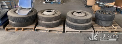 (Jurupa Valley, CA) (4 Pallets) Tires Used