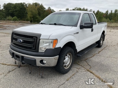 (Wells, ME) 2013 Ford F150 4x4 Extended-Cab Pickup Truck Runs & Moves.