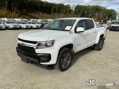 (Shrewsbury, MA) 2021 Chevrolet Colorado 4x4 Crew-Cab Pickup Truck Runs & Moves) (Dash Warning Indic