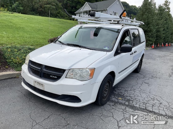 (Branchville, NJ) 2013 Ram C/V Mini Cargo Van Runs & Moves) (Dash Warning Indicators On, Engine Perf