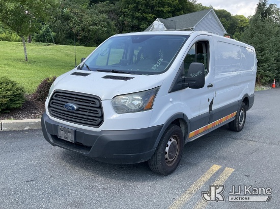 (Branchville, NJ) 2016 Ford Transit-250 Cargo Van Runs & Moves) (Brake Issue-Grinds) (Removal is by