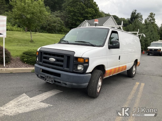 (Branchville, NJ) 2014 Ford E350 Cargo Van Runs & Moves) (Removal is by Appointment Only, Buyer MUST