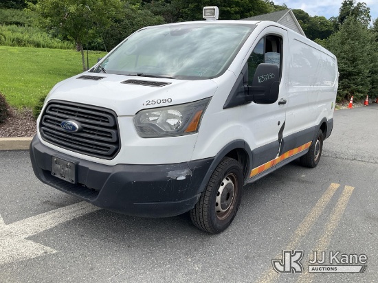 (Branchville, NJ) 2016 Ford Transit-250 Cargo Van Runs & Moves) (Dash Warning Indicators On) (Remova