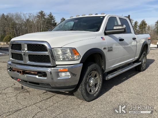 (Wells, ME) 2017 RAM 2500 4x4 Crew-Cab Pickup Truck Runs & Moves) (Dash Warning Indicators On) (Remo