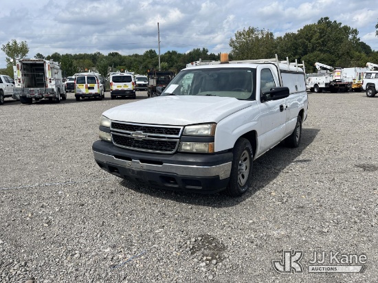 (Louisville, OH) 2006 Chevrolet Silverado 1500 Pickup Truck Not Running, Engine Won't Stay Running W