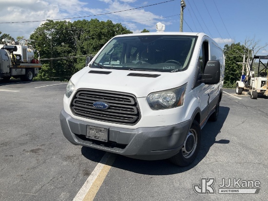 (Branchville, NJ) 2016 Ford Transit-250 Cargo Van Runs & Moves) (Dash Warning Indicators On) (Remova