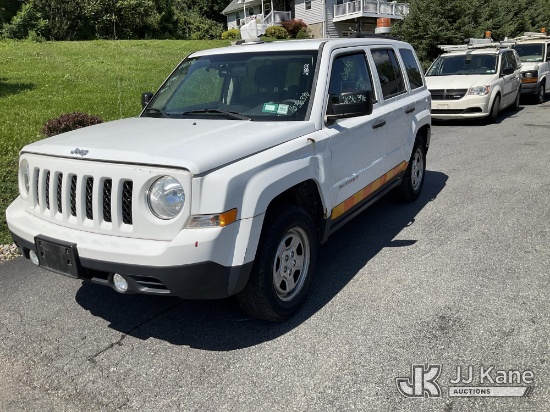 (Branchville, NJ) 2015 Jeep Patriot 4x4 4-Door Sport Utility Vehicle Runs & Moves) (Removal is by Ap