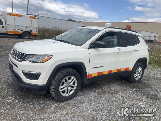 (Rome, NY) 2020 Jeep Compass 4-Door Sport Utility Vehicle Not Running, Condition Unknown, Dash Warni