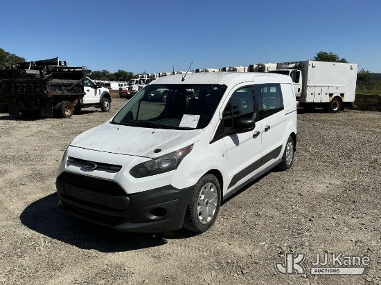 (Shrewsbury, MA) 2016 Ford Transit Connect Mini Cargo Van Runs & Moves)(Dash Warning Indicators On