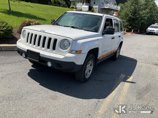 (Branchville, NJ) 2015 Jeep Patriot 4x4 4-Door Sport Utility Vehicle Runs Rough & Moves) (Dash Warni
