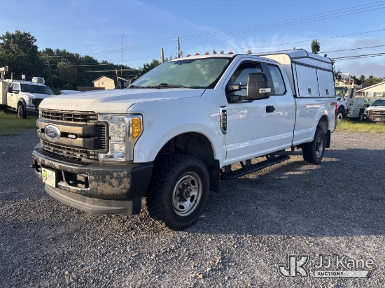 (Plains, PA) 2017 Ford F250 4x4 Extended-Cab Pickup Truck Runs & Moves) (Engine Performance Concerns