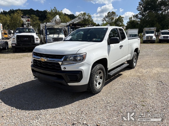 (Smock, PA) 2021 Chevrolet Colorado 4x4 Extended-Cab Pickup Truck Runs & Moves ) (Seller States: Tru