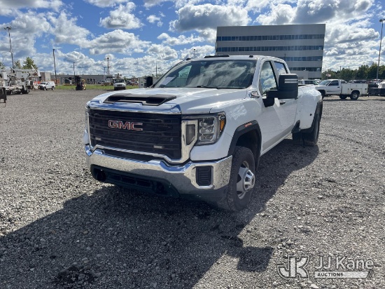 (Louisville, OH) 2021 GMC Sierra 3500HD 4x4 Crew-Cab Dual Wheel Pickup Truck Not Running, Condition
