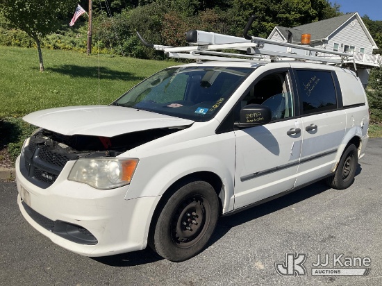 (Branchville, NJ) 2013 Ram C/V Mini Cargo Van Runs & Moves) (Engine Won't Stay Running Without Jump