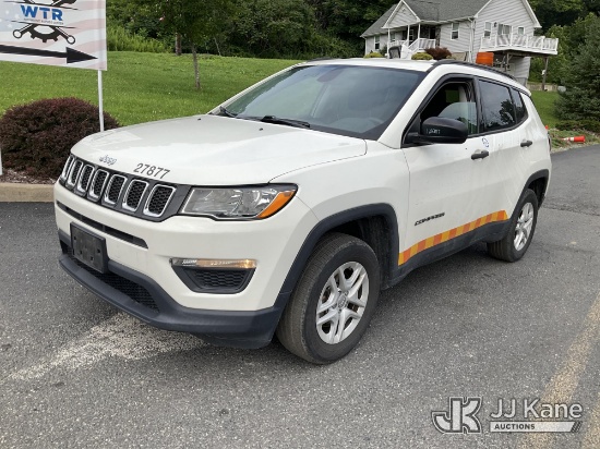 (Branchville, NJ) 2018 Jeep Compass 4x4 4-Door Sport Utility Vehicle Runs Rough & Moves) (Removal is