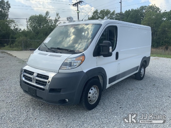 (Fort Wayne, IN) 2017 RAM Promaster 1500 Low Roof Tradesman 136-in. WB Cargo Van Runs & Moves