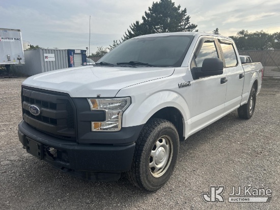 (Temperance, MI) 2015 Ford F150 4x4 Crew-Cab Pickup Truck Runs & Moves) (low fuel