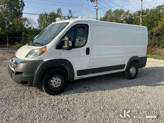 (Fort Wayne, IN) 2016 RAM Promaster 1500 Low Roof Tradesman 136-in. WB Cargo Van Runs & Moves